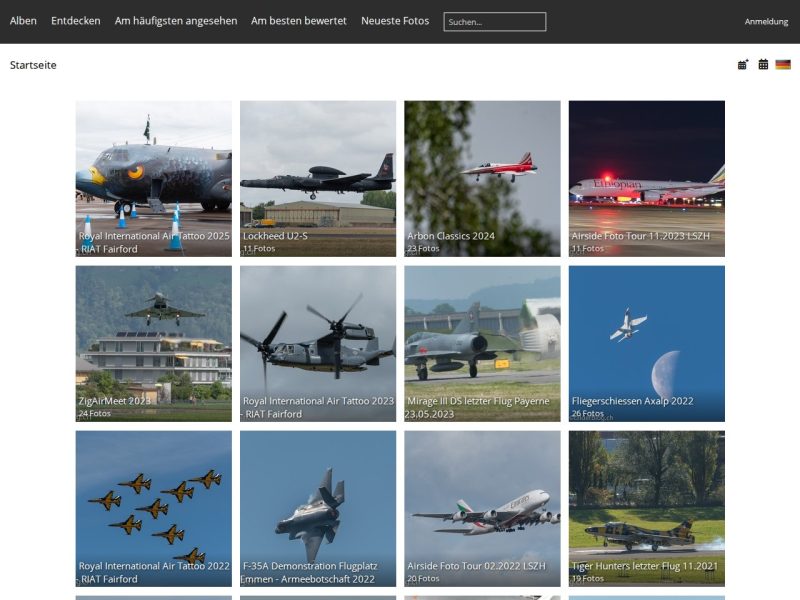 Screenshot von bilderblog.ch