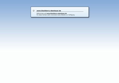 Screenshot von Blackberry Abenteuer - Der BlackBerry Blog