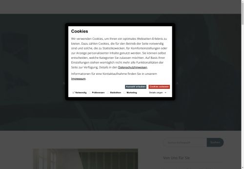 Screenshot Blog für Hausverwaltungen und Immobilienmakler