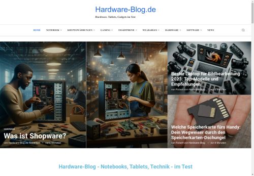 Screenshot HardwareBlog