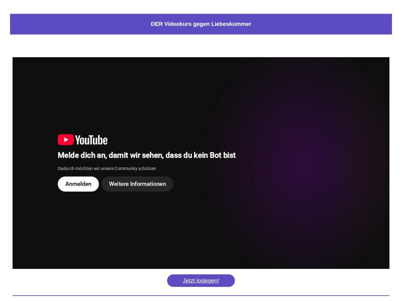 Screenshot von Liebeskummer loswerden